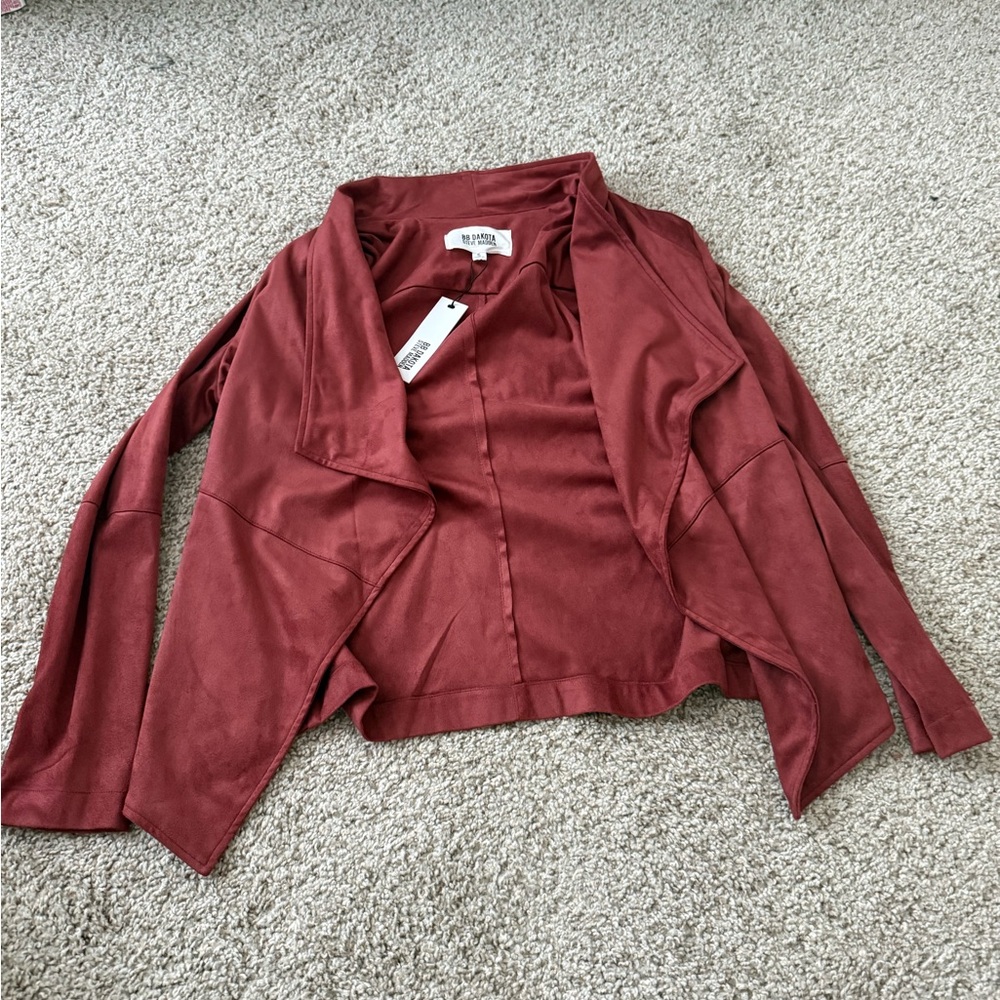 Burgundy Suede Steve Madden NTW Jacket